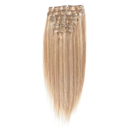Накладные волосы fashiongirl clip-in extensions #60 platinblond - 65 cm Fashiongirl, #18/613 blond mix - 50 cm, количество 1 шт.