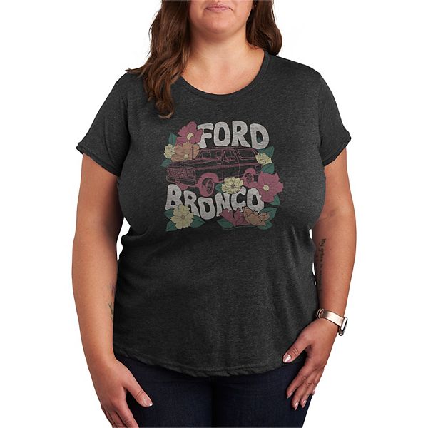 

Футболка с цветочным принтом Ford Bronco Plus size Licensed Character, Heather Charcoal, Черный, Футболка с цветочным принтом Ford Bronco Plus size Licensed Character, Heather Charcoal