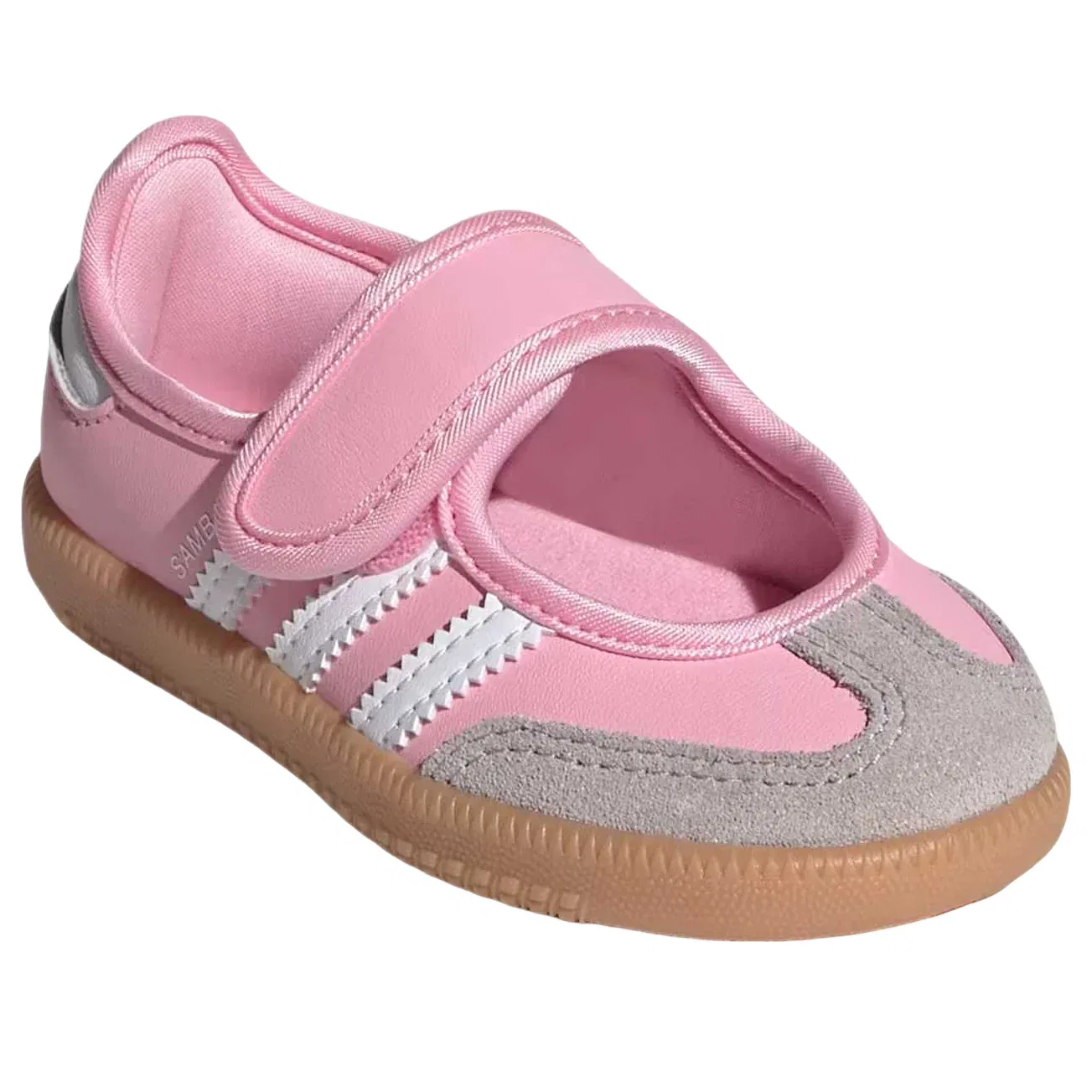 Кроссовки Adidas Samba Jane 'Light Pink Cloud White Gum' JP9543, розовый — фото 4