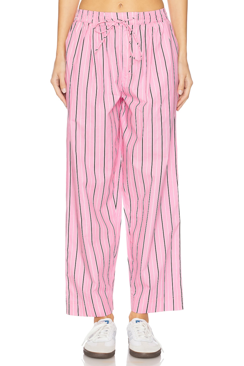 

Брюки George от Damson Madder, pink bold stripe
