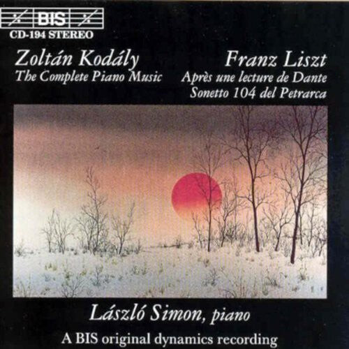 

CD диск Kodaly / Liszt / Simon: Marosszek Dances / Apres Un Lecture de Dante