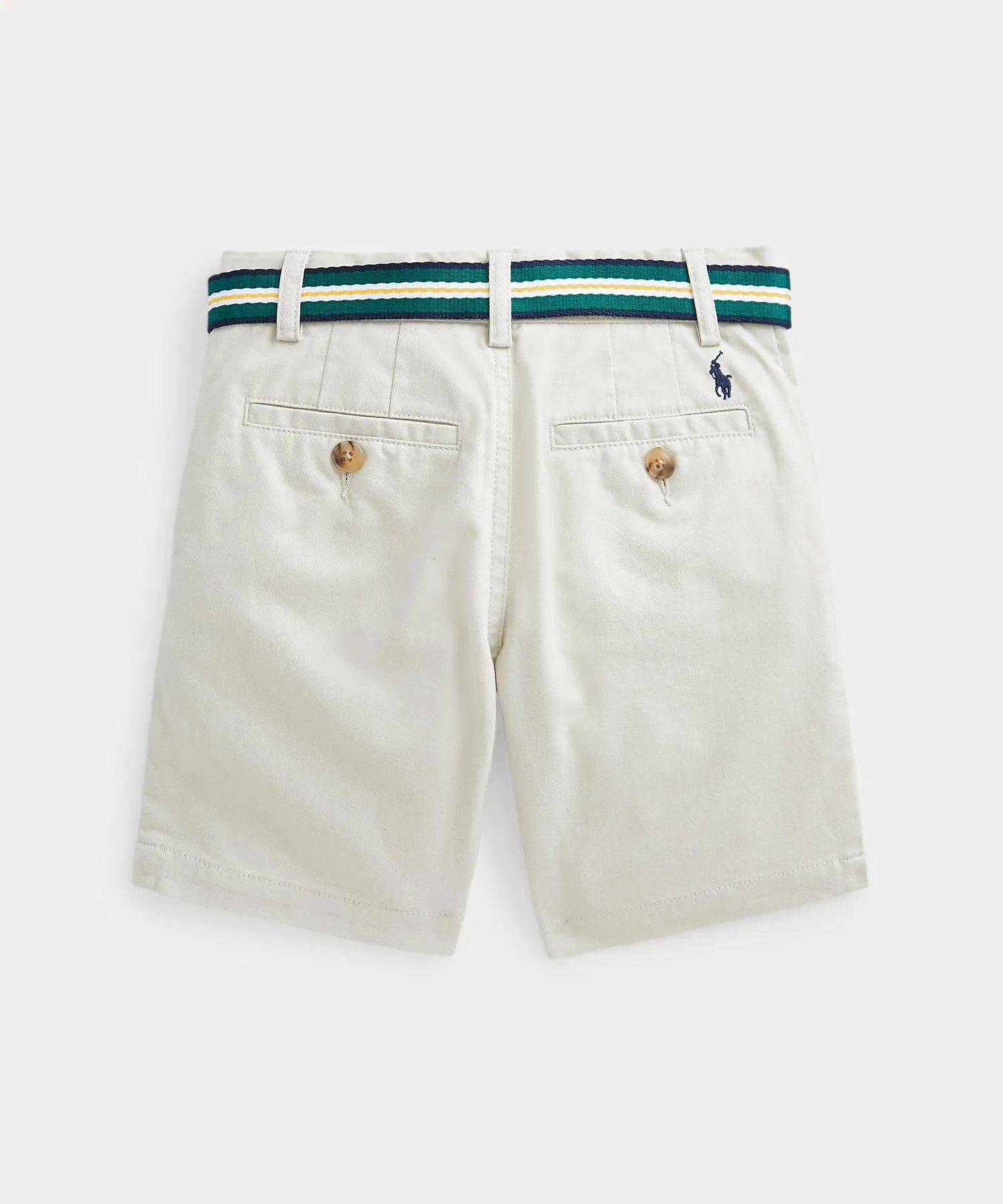 Детские шорты POLO RALPH LAUREN CHILDRENSWEAR прямые, из твила — фото 3