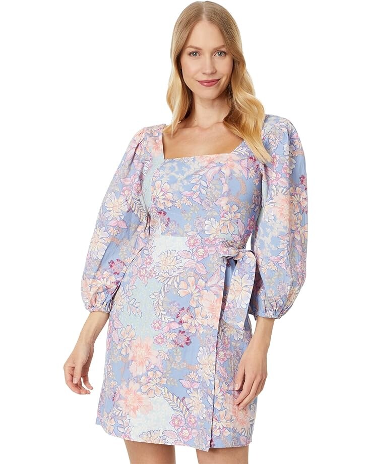 

Платье Vince Camuto PTD Linen Aline, синий