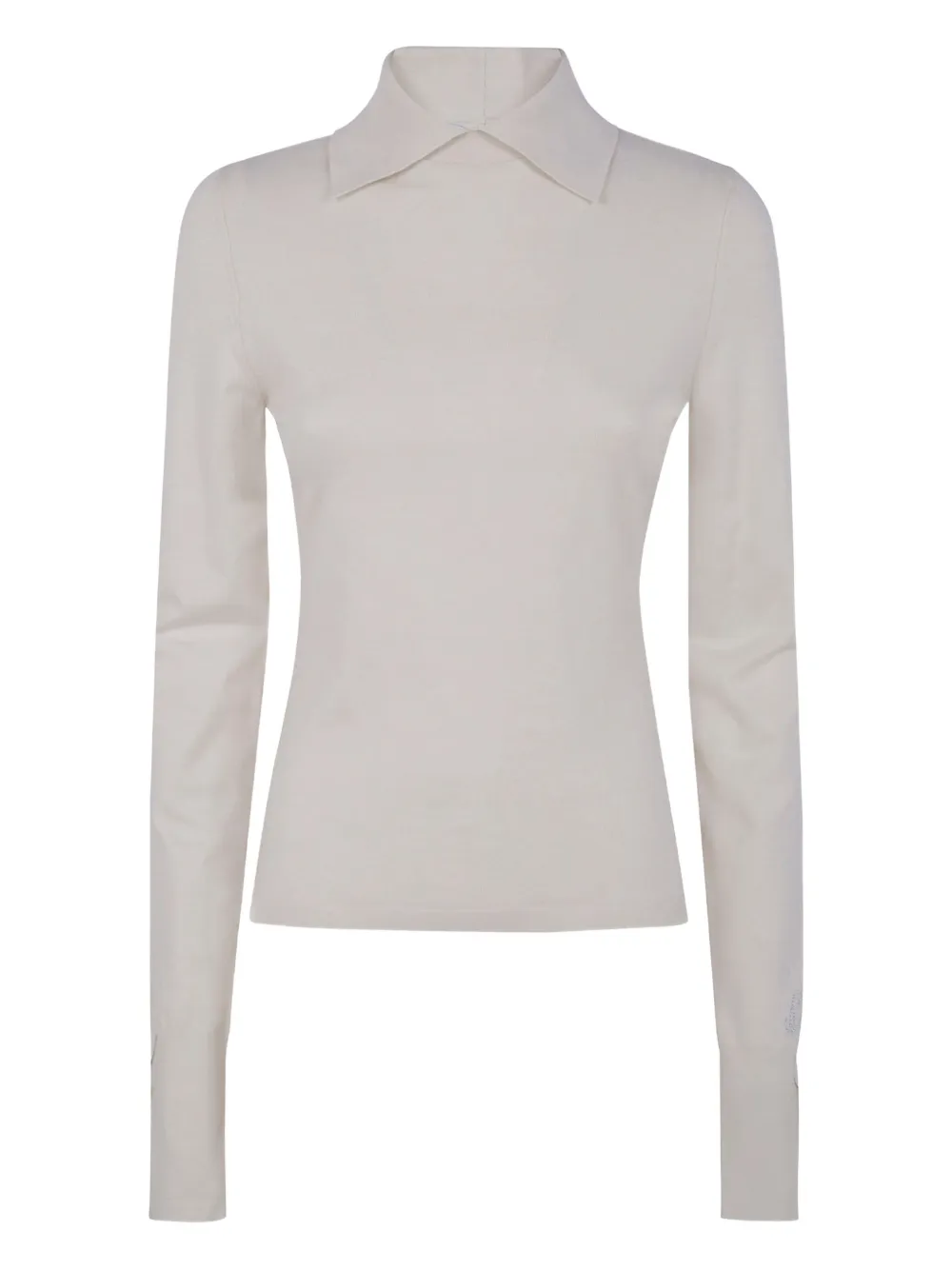 

Джемпер в рубчик с длинными рукавами Blugirl, нейтральный