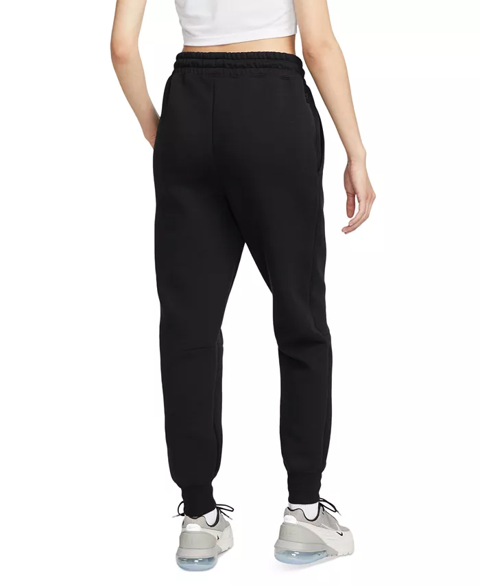 Женские спортивные брюки Tech Fleece Mid-Rise Nike, черный — фото 2