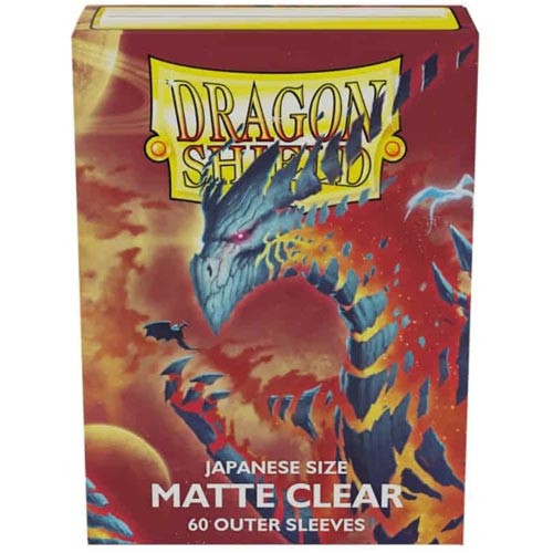 

Карточная игра Arcane Tinmen Dragon Shield Outer Sleeves: Matte - Japanese Size - Clear (60)