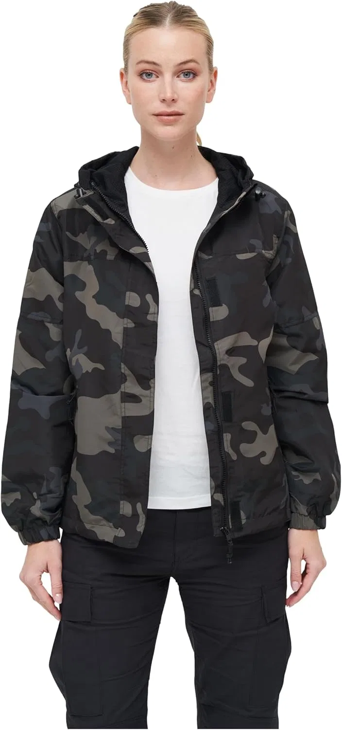 Ветровка женская Brandit Woodland Camo, Multicolored — фото 2