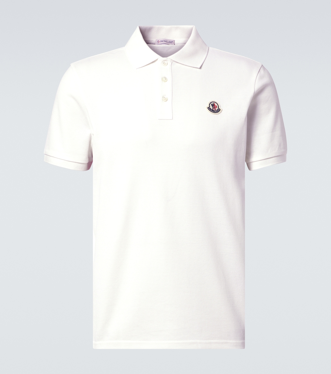 

Хлопковая пике-поло Moncler, Silk White