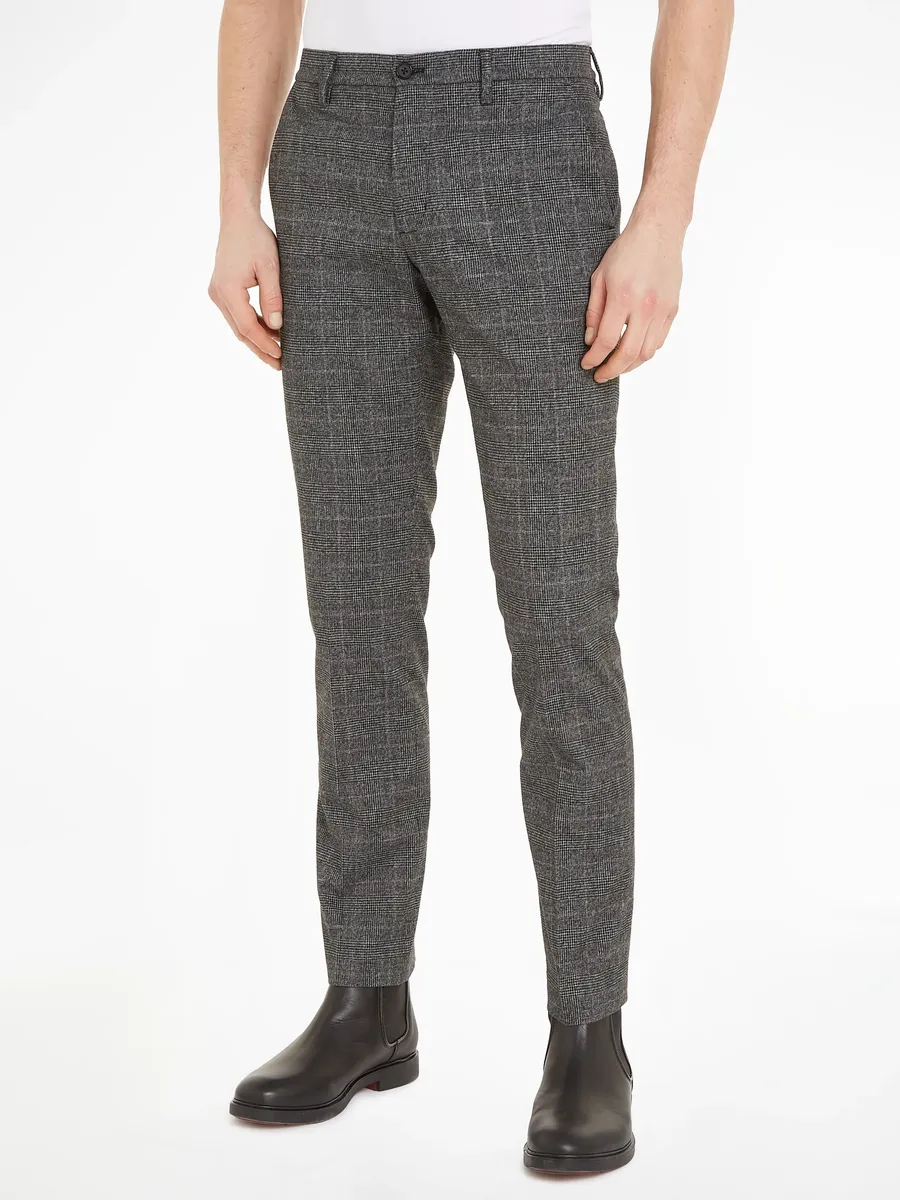 

Брюки с 5 карманами Tommy Hilfiger "DENTON BRUSHED CHECK", серый