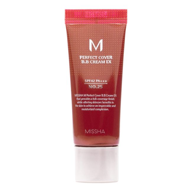 

Perfect cover bb тонированный крем для лица Missha, цвет 25 warm beige, 20 мл