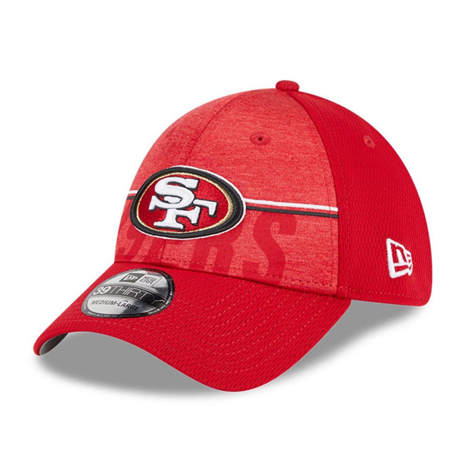 

Мужская кепка New Era Scarlet San Francisco 49ers 2023 NFL Training Camp 39THIRTY Flex Fit Hat, Красный, Мужская кепка New Era Scarlet San Francisco 49ers 2023 NFL Training Camp 39THIRTY Flex Fit Hat