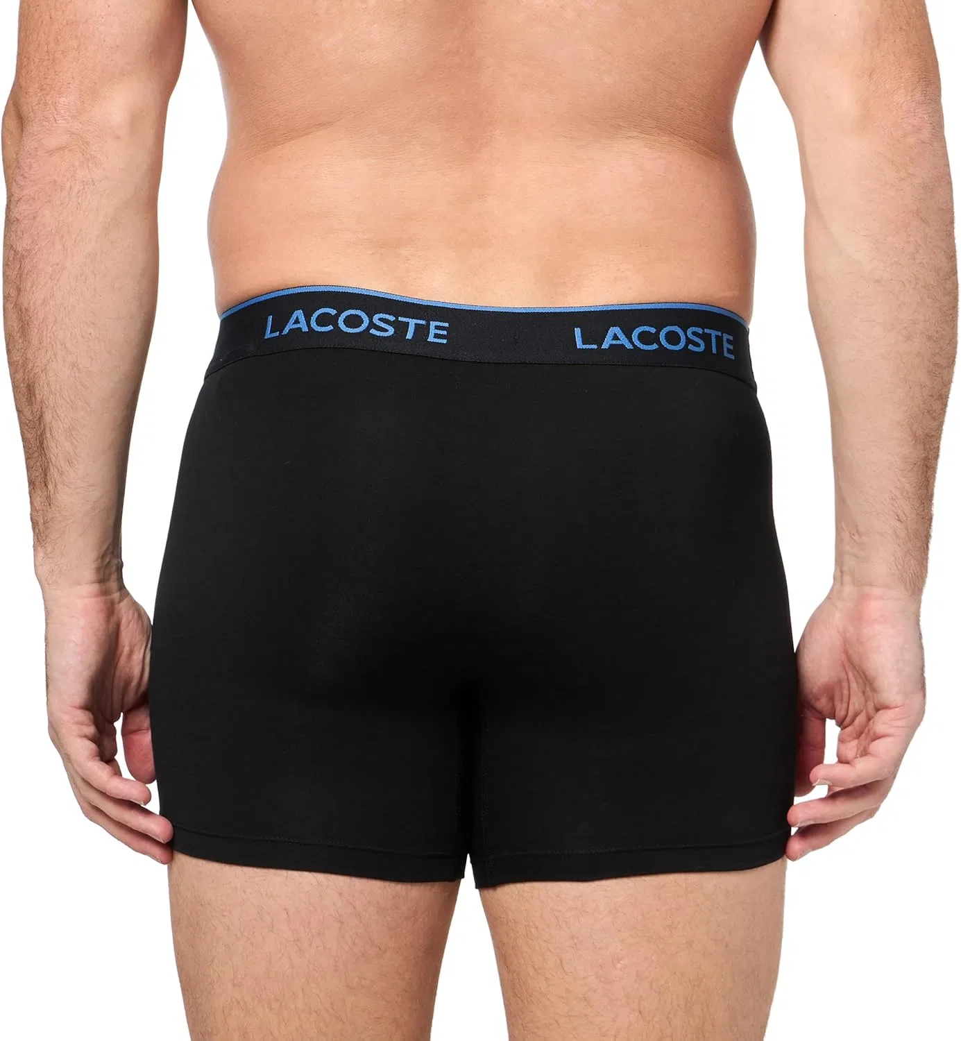 Боксеры 3 шт Lacoste, Black/Vaporous/Olive/Sesame — фото 3