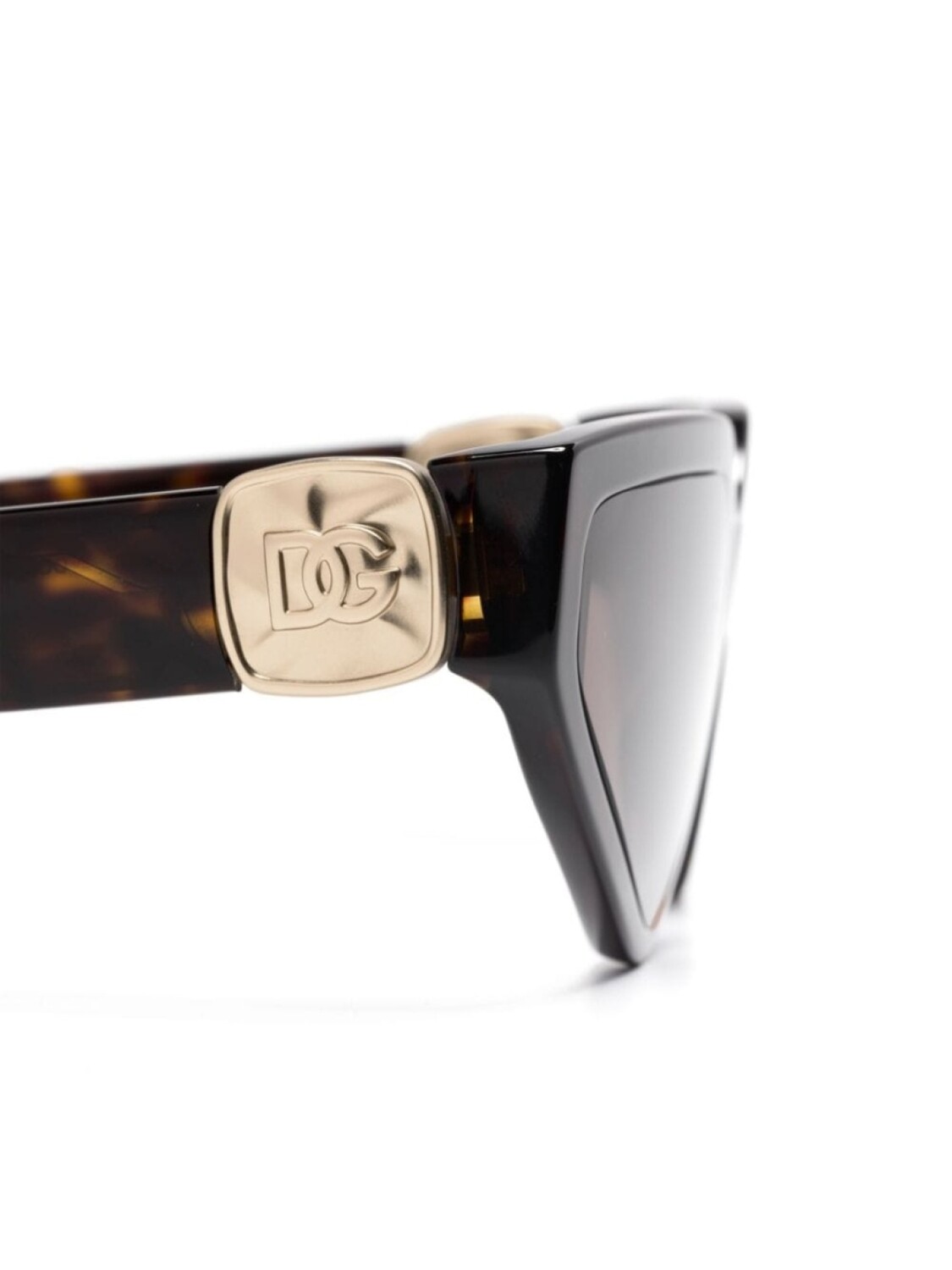 Dolce & Gabbana Eyewear солнцезащитные очки в оправе 'кошачий глаз', коричневый — фото 3