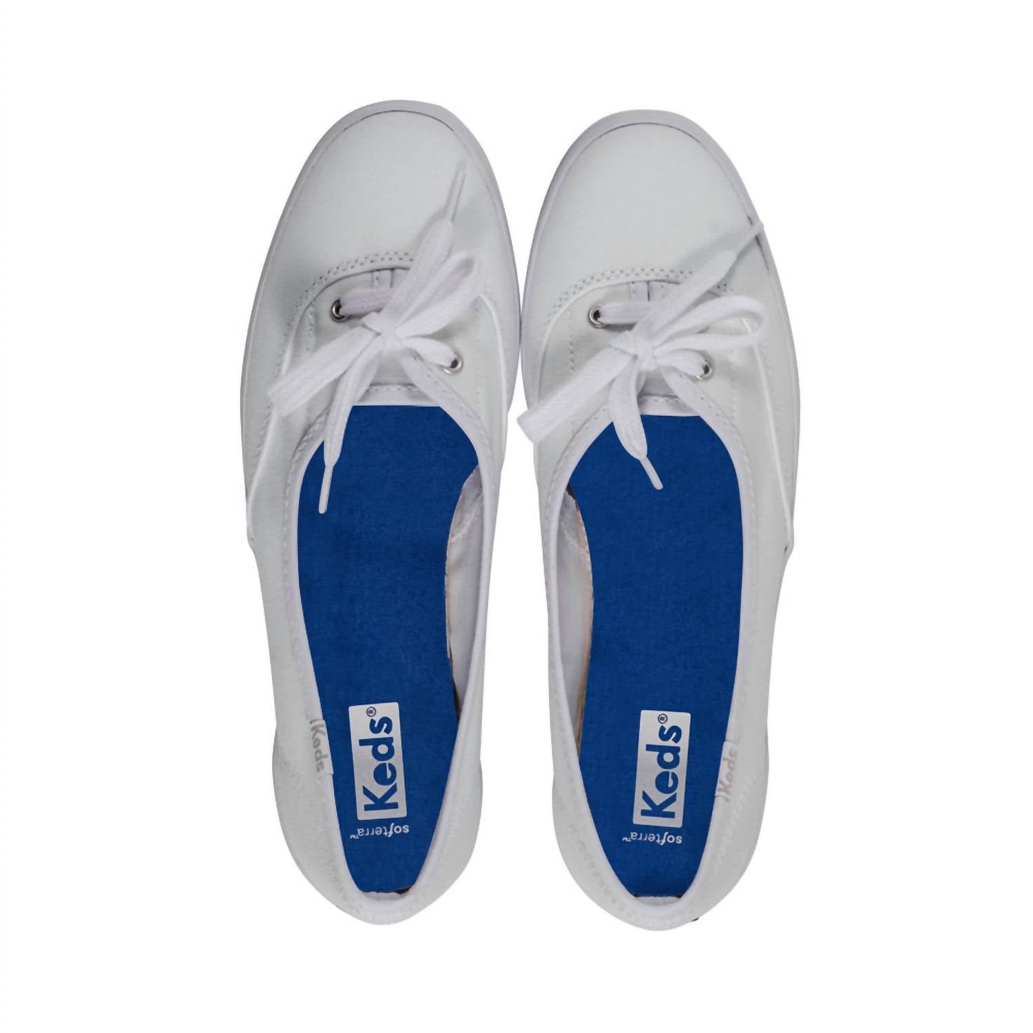 Женские мини-кеды Canvas белого цвета Keds — фото 3