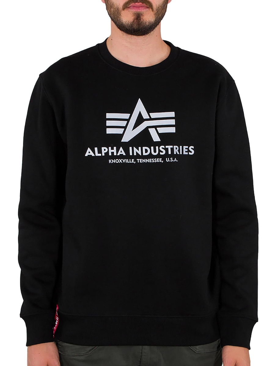

Толстовка ALPHA INDUSTRIES Basic Reflective, черный