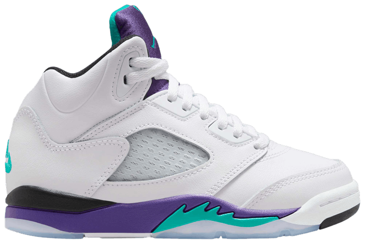 

Кроссовки Air Jordan 5 Retro PS 'Grape' 2025, белый