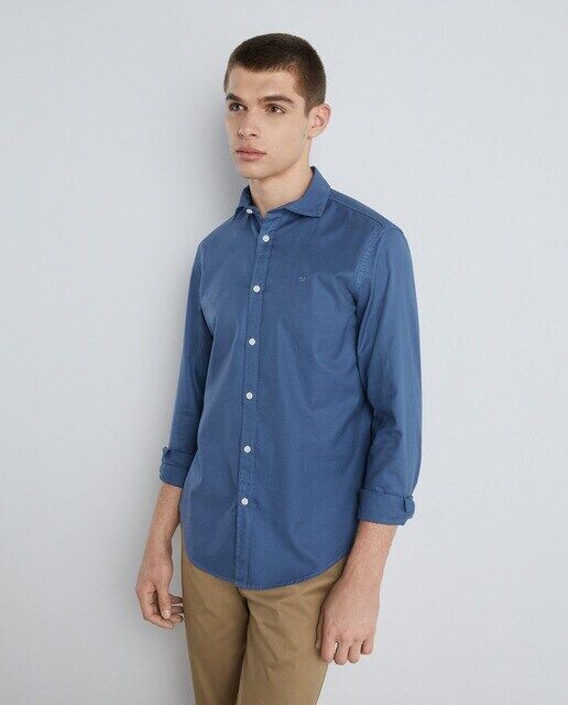 

Мужская рубашка с длинным рукавом Easy Wear, голубой