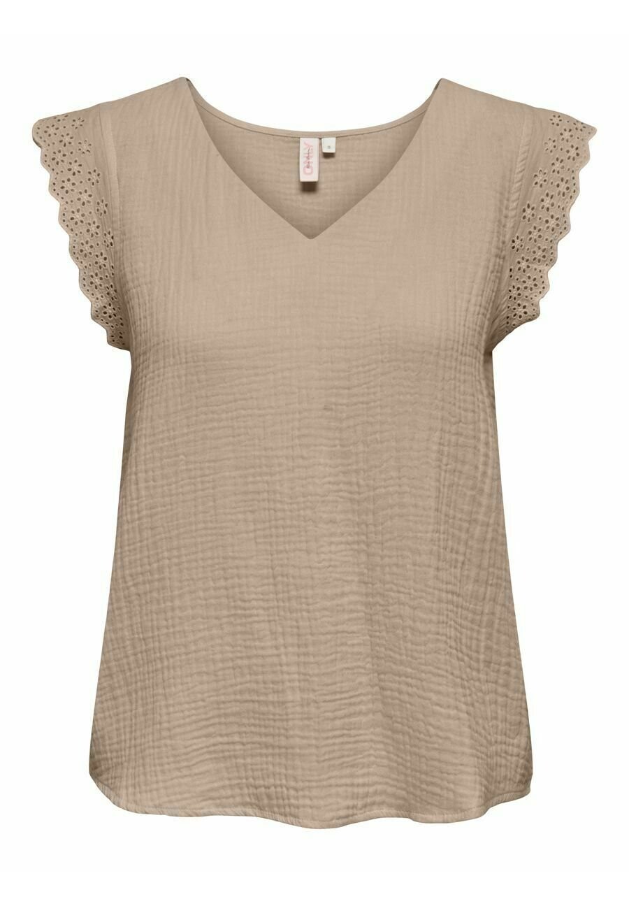 

Блузка ONLY ÄRMELDETAIL, цвет oxford tan