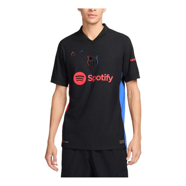 

Спортивная футболка dri-fit adv fc barcelona 2024/25 match away jesrey 'black red royal' Nike, черный
