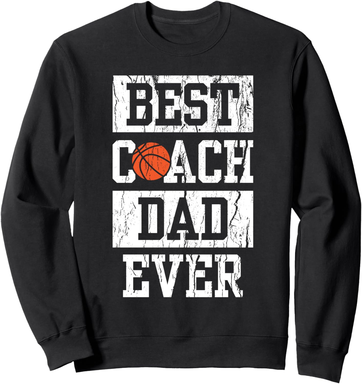 

Лучший папа-тренер в истории! Толстовка с надписью «Папа-тренер по баскетболу для мальчиков» Men'S Basketball Coach Dad Gifts, черный