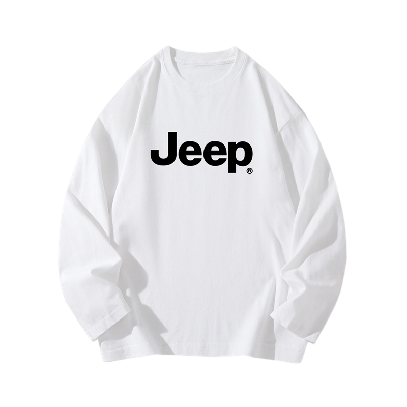 

Футболка для школьников с круглым вырезом Moderate Jeep, белый