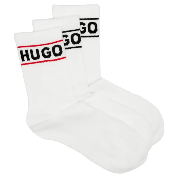 

3 пары носков Hugo, белый
