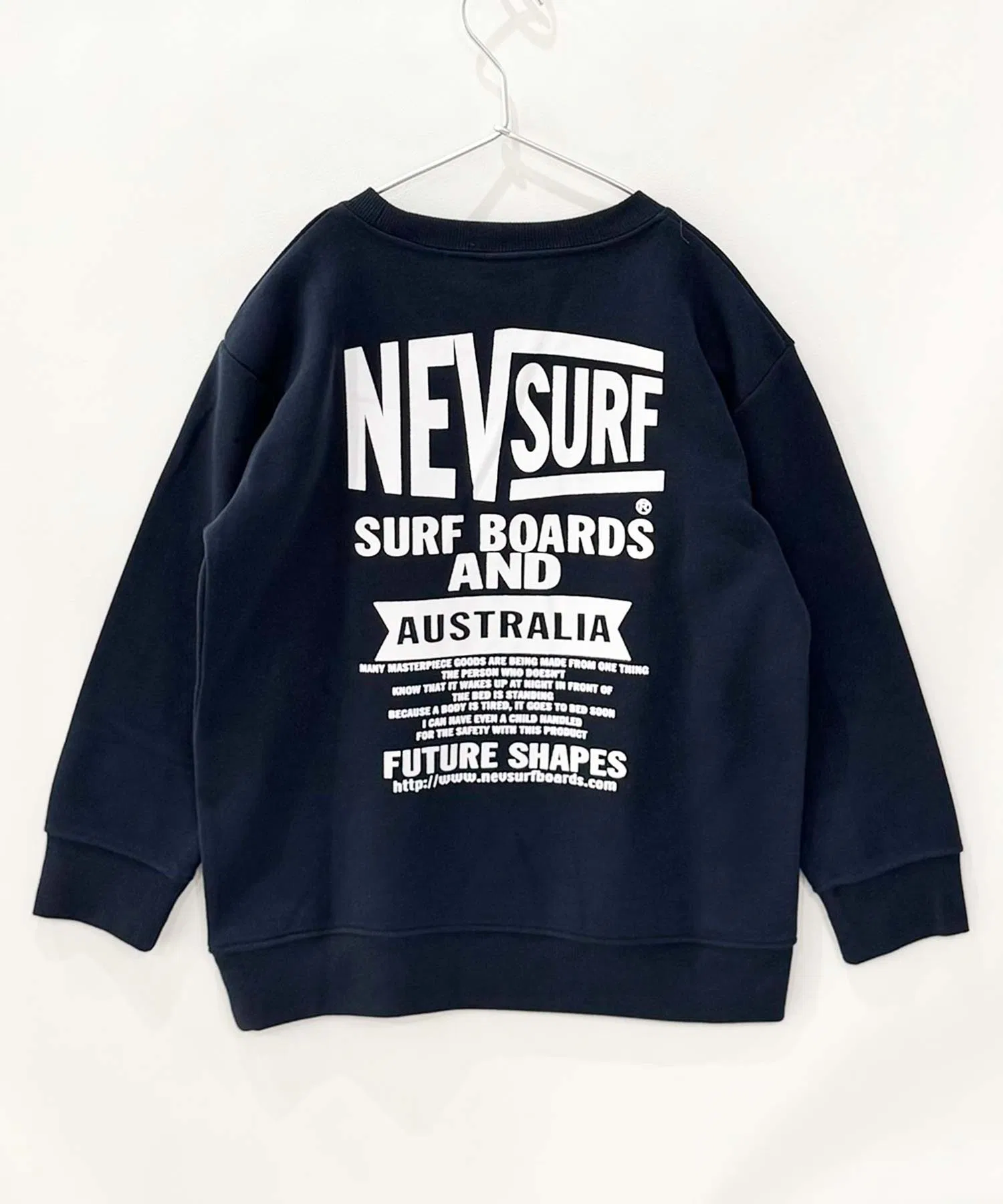 Детская толстовка NEVSURF на флисовой подкладке большого размера