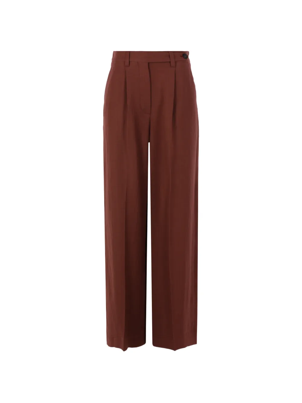 

Брюки с защипами Brunello Cucinelli, коричневый