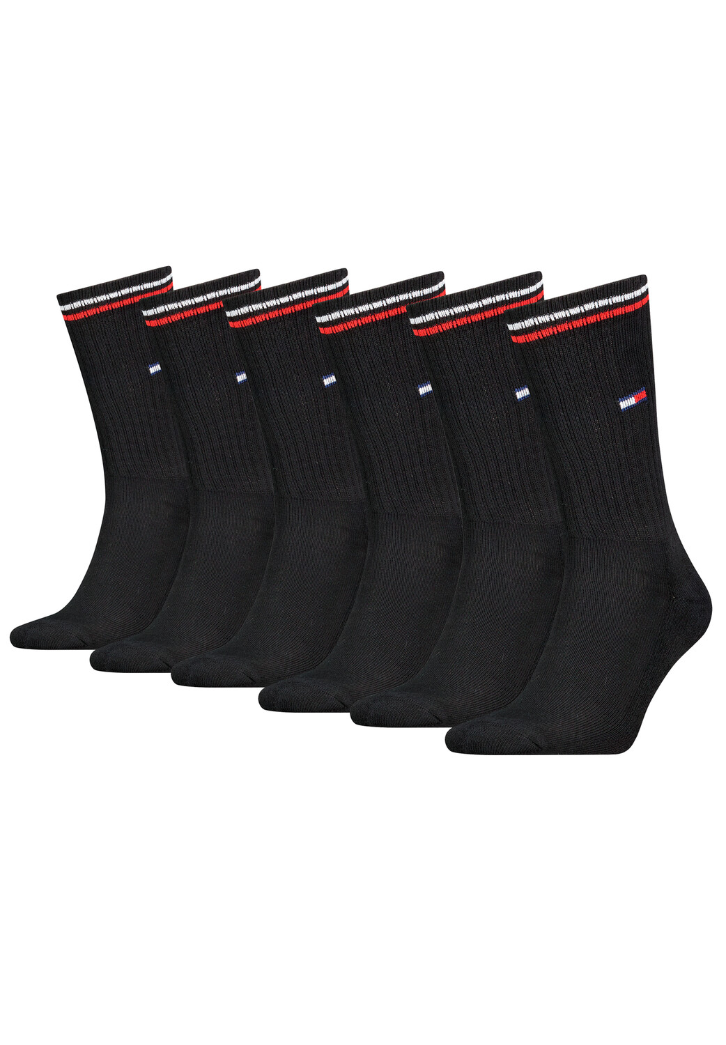 

Носки Tommy Hilfiger TH UNI TJ SOCK 6P ICONIC, черный
