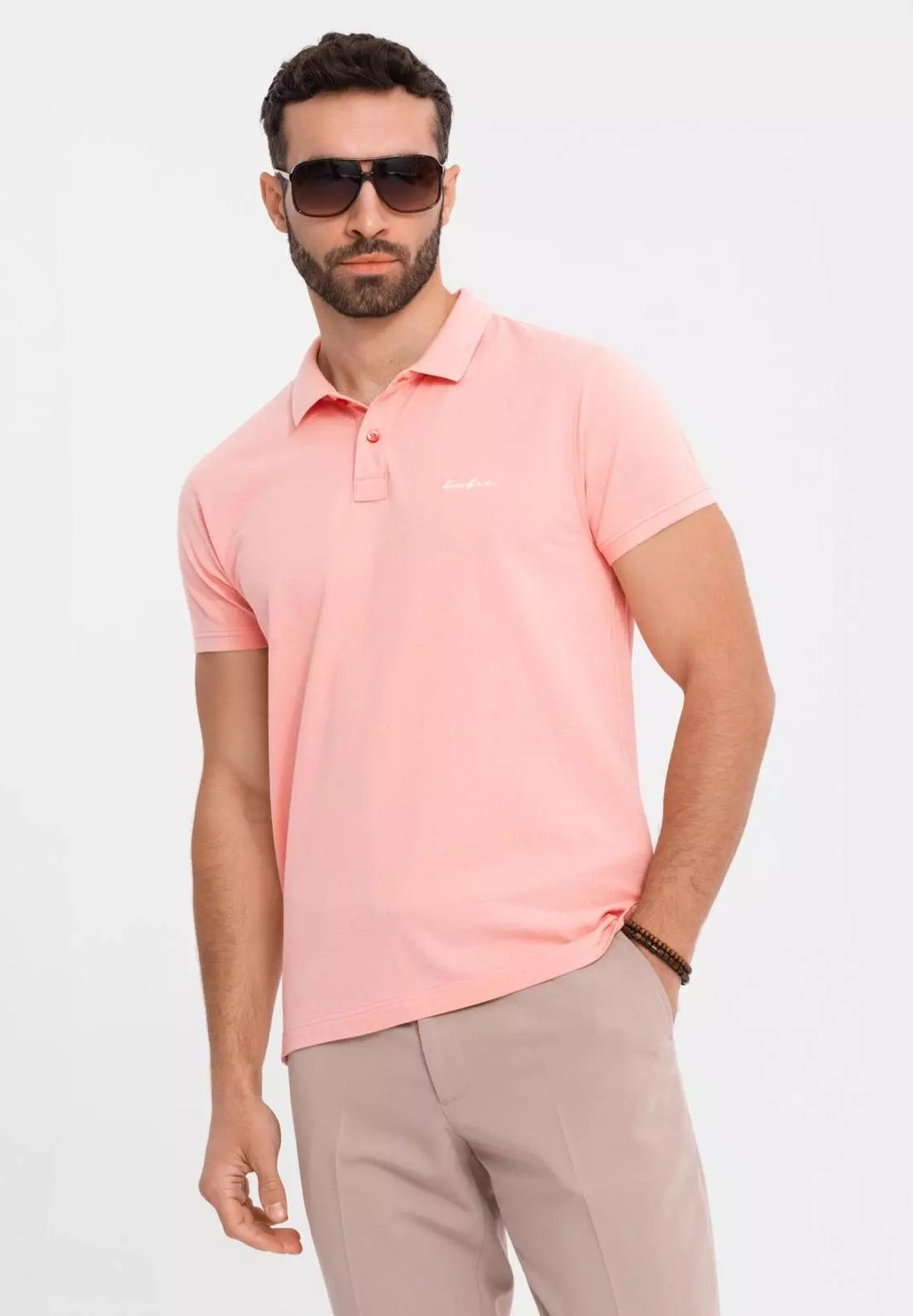 

Рубашка поло POSS-0103 Ombre, розовый