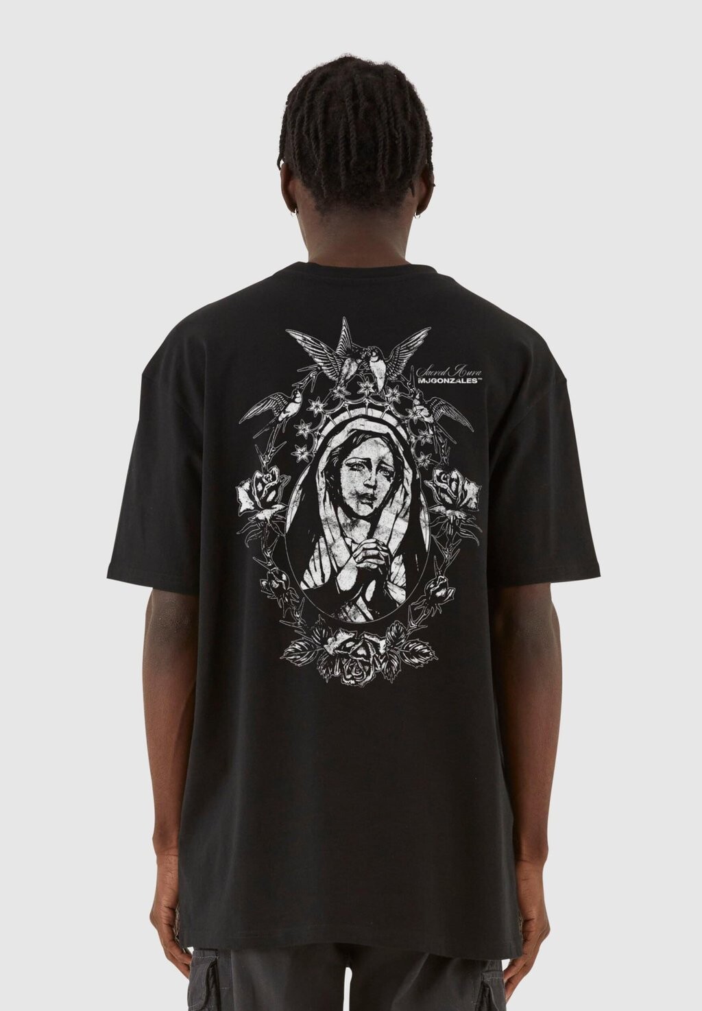 

Футболка с принтом Fatima X Heavy Oversized MJ Gonzales, черный