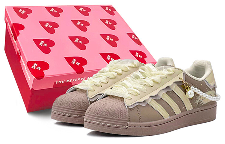 

Кроссовки Adidas Originals Skateboard Shoes Women's Low-Top Brown White