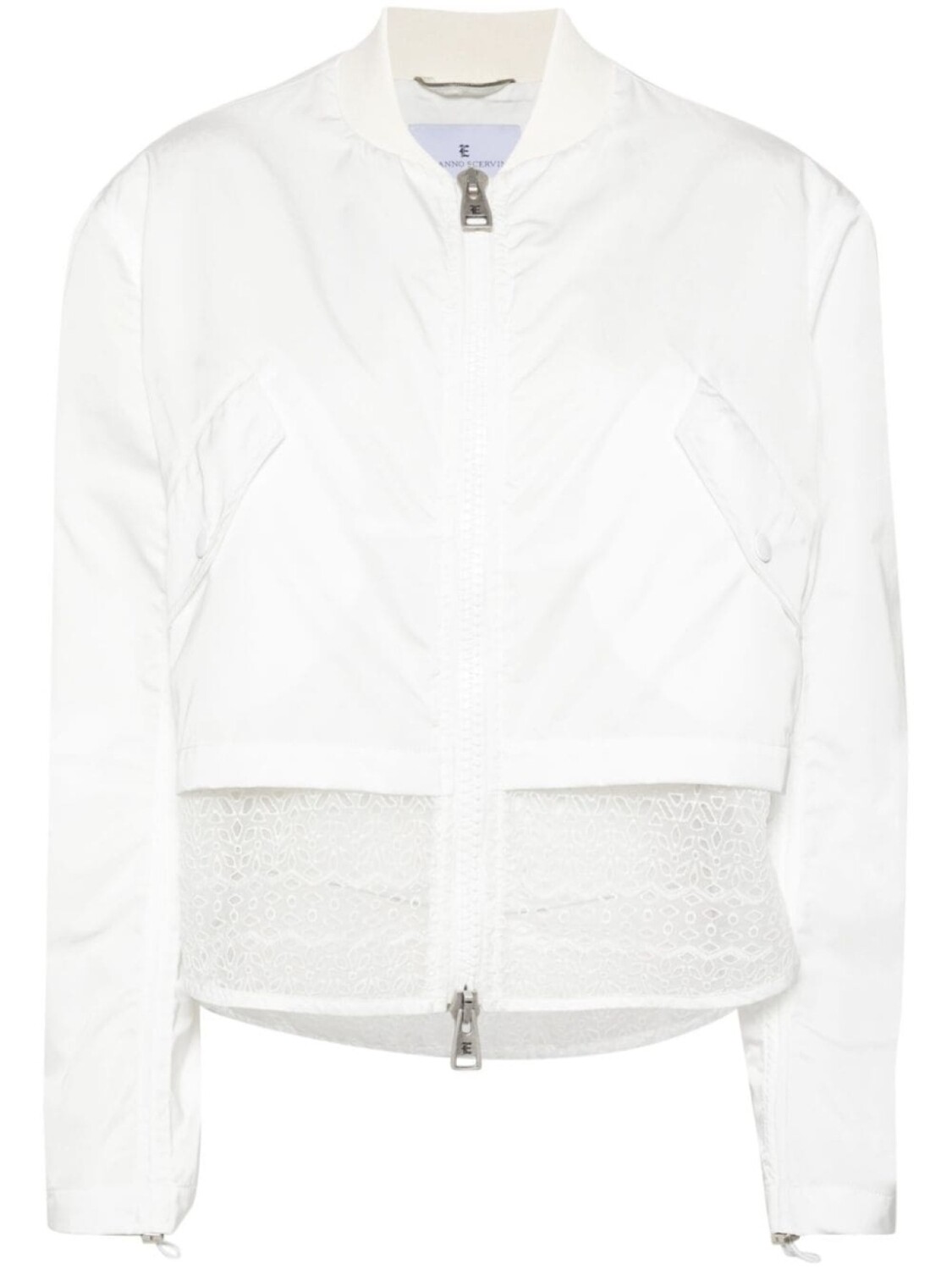 

Ermanno Scervino многослойный бомбер, нейтральный цвет