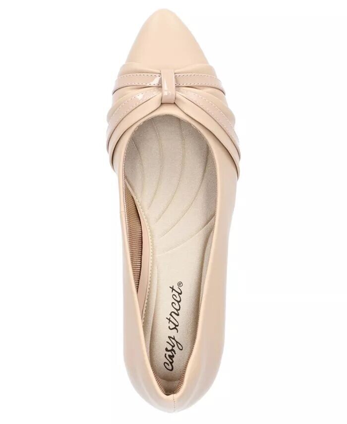 Женские туфли-лодочки Millie Block Heel Easy Street, коричневый/бежевый — фото 4