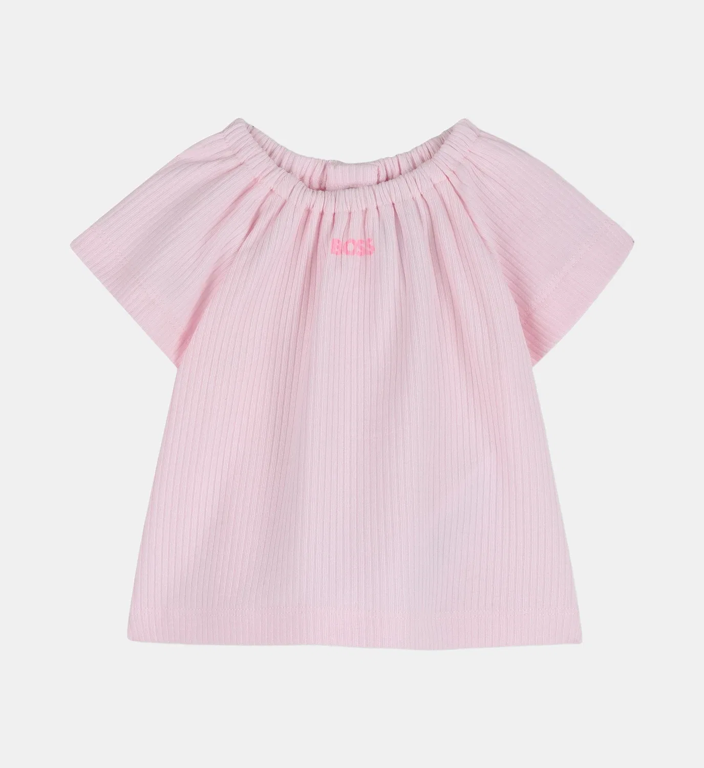Комплект из футболки и брюк Boss Kidswear, розовый — фото 3
