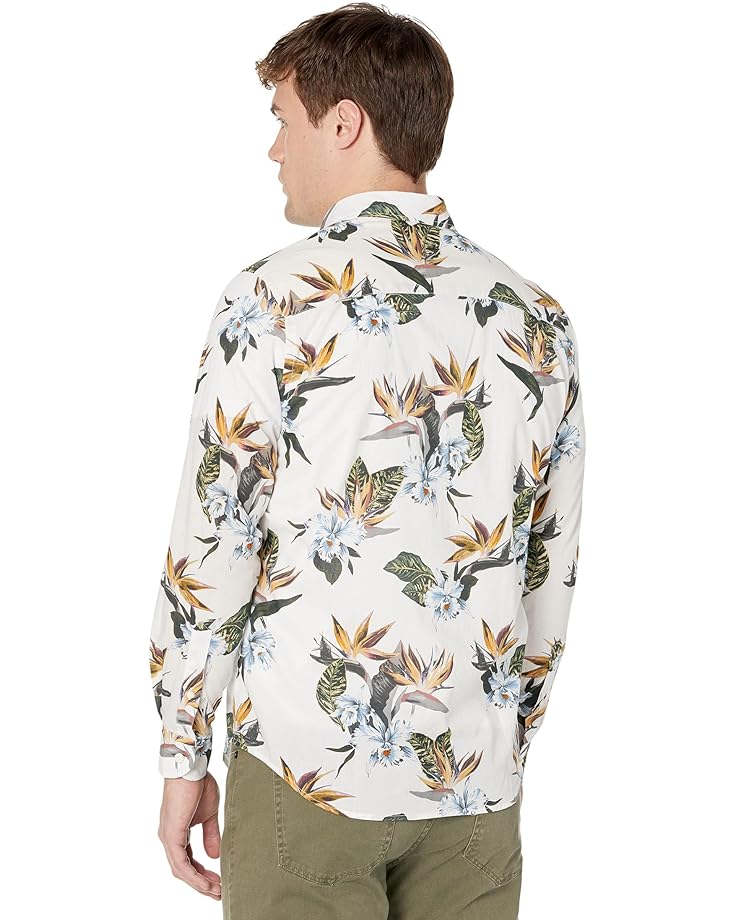 

Рубашка SERGE BLANCO Long Sleeve Hibiscus Shirt, белый