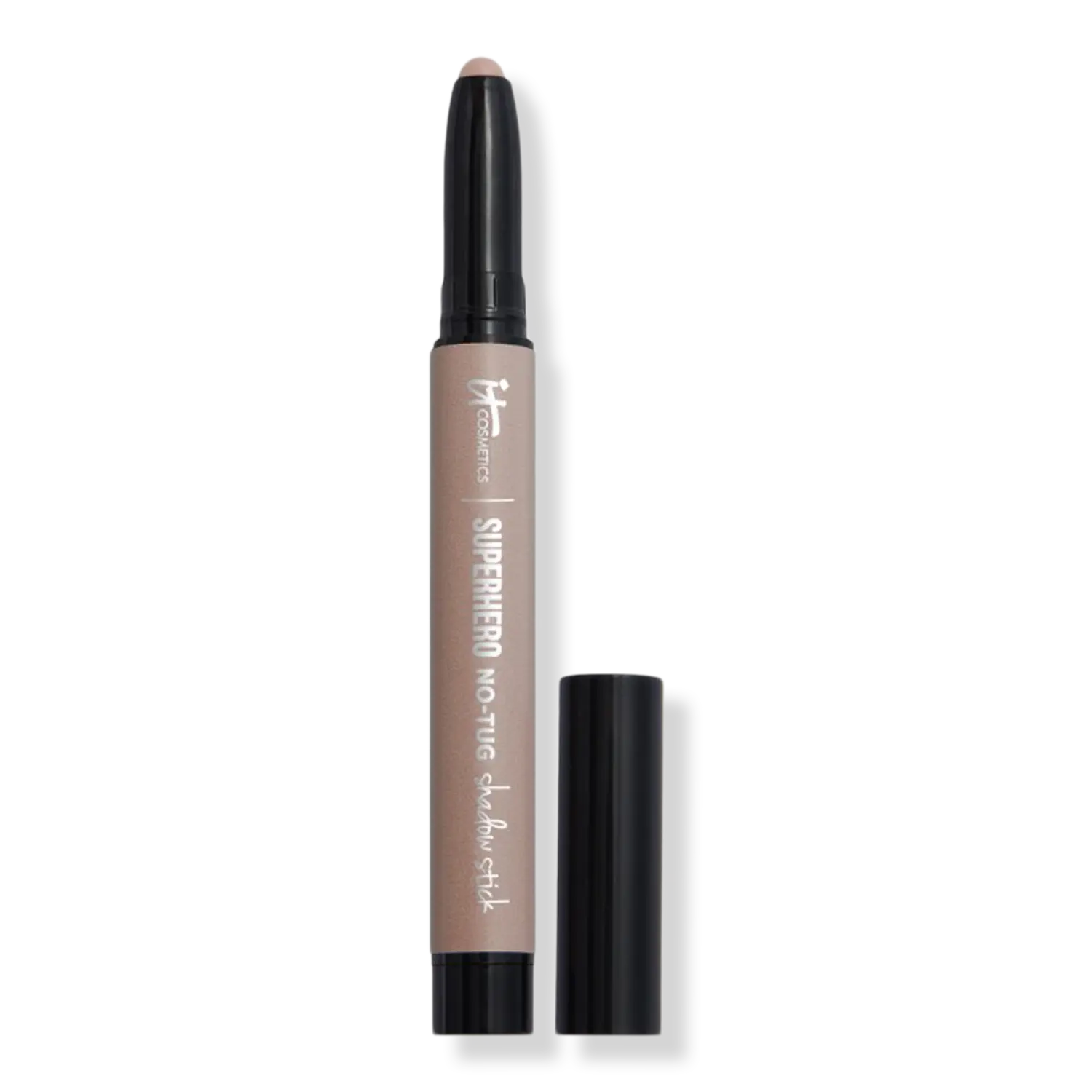 

Стойкие тени-карандаш Superhero No-Tug Longwear Eyeshadow Stick IT Cosmetics, Transformative Taupe (matte light taupe)