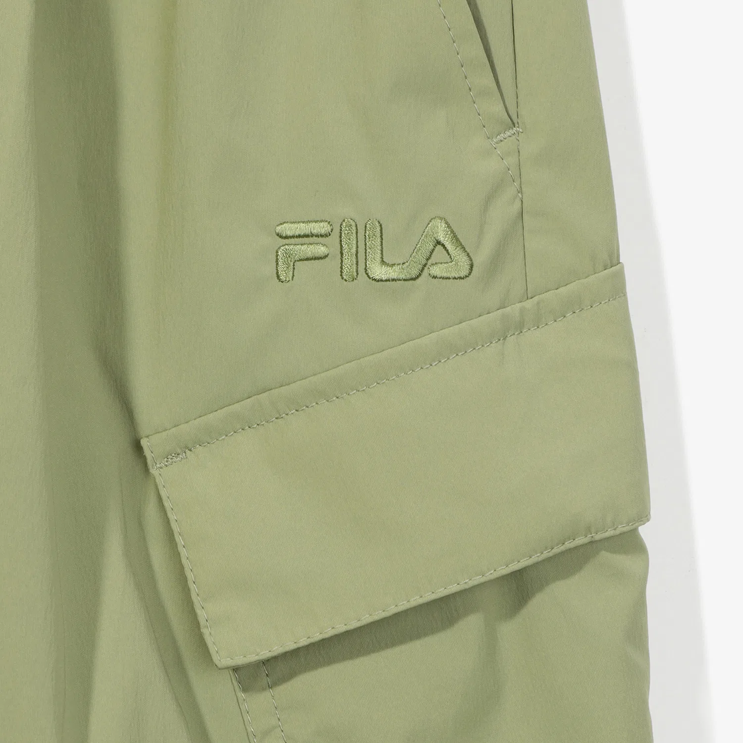Детские лёгкие брюки карго Essential, тёмно-синие, от Fila Kids — фото 4