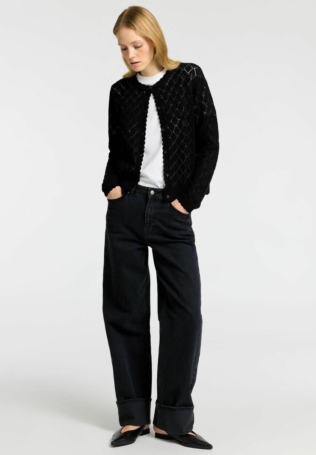 

Кардиган STRUCTURED FIT Selected Femme, черный