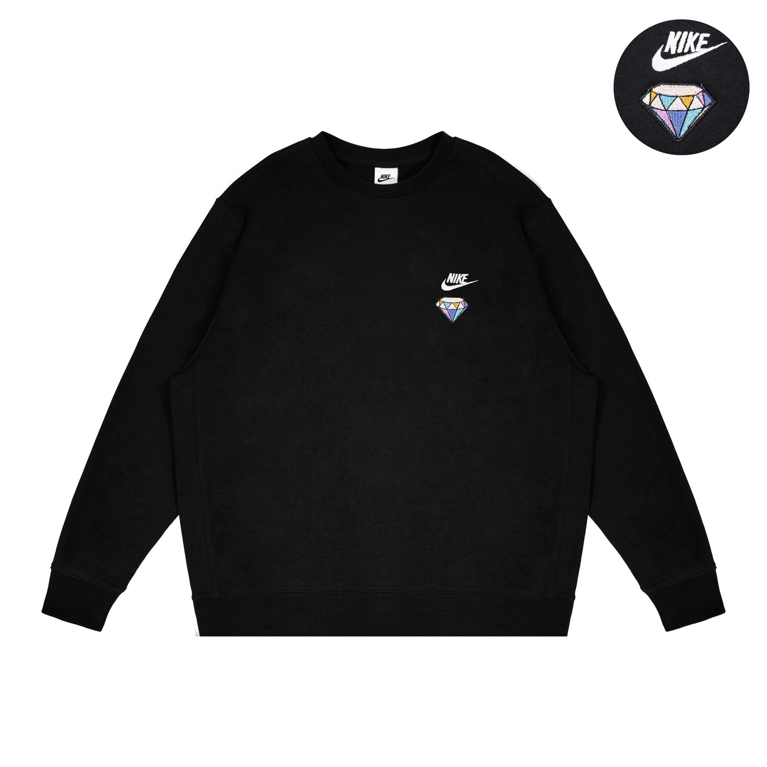 

Толстовка унисекс черная Nike, черный