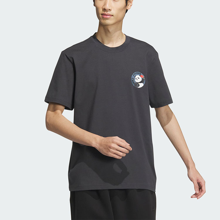 Футболка мужская Carbon Black Adidas — фото 3