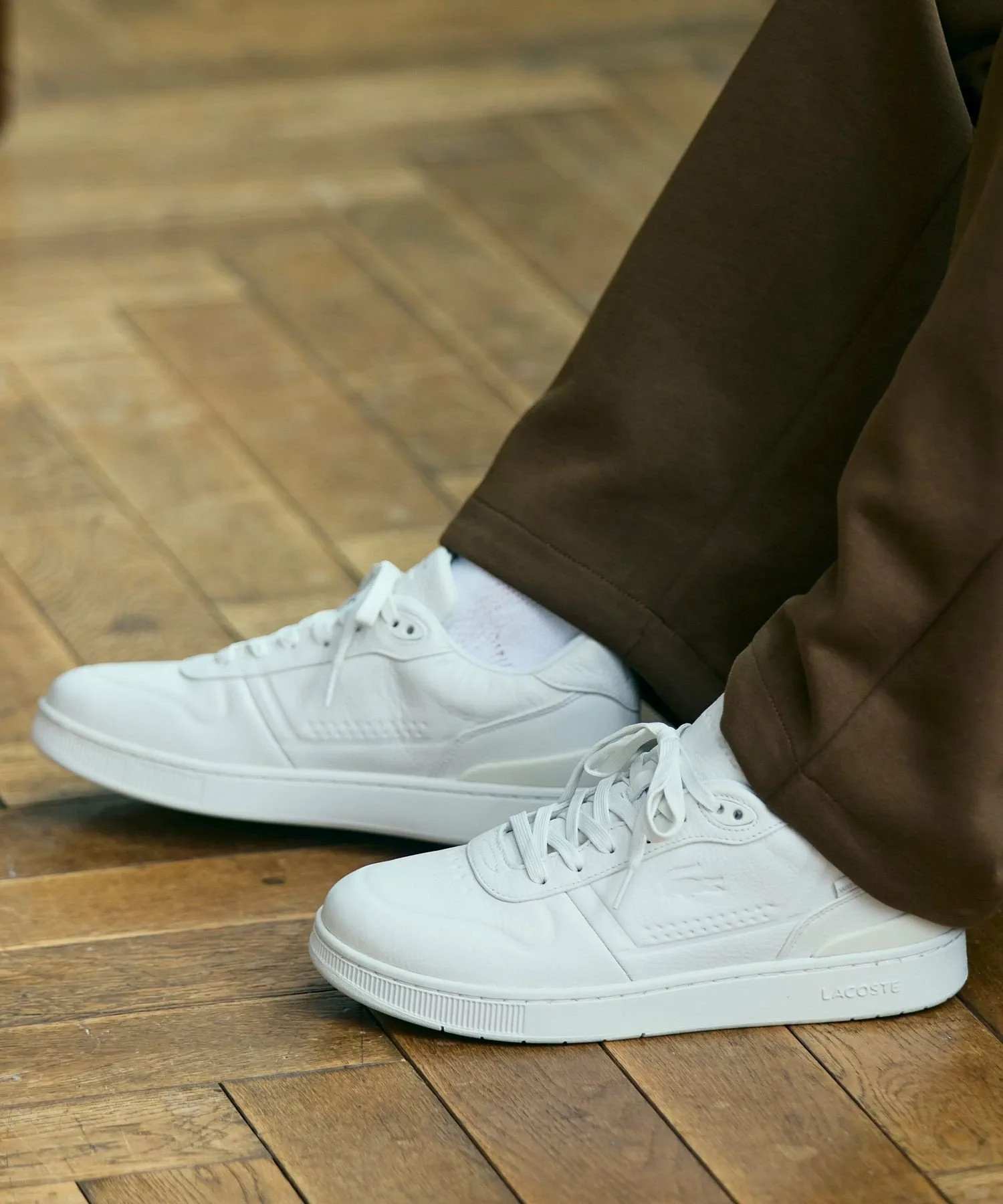Мужской защитный щиток T-CLIP SHIELD 225 2 SMA LACOSTE, Off white