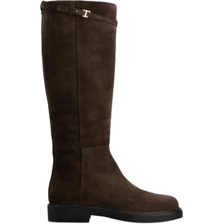 Бессмертные высокие ботинки до колена Women's Brown TOD'S, Original Shoe Box Included — фото 3