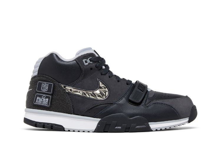 

Кроссовки Air Trainer 1 'Super Bowl LVIII - Anthracite', серый