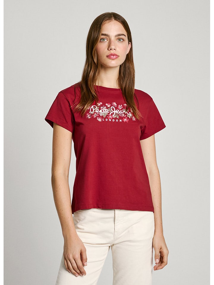

Футболка Pepe Jeans, красный