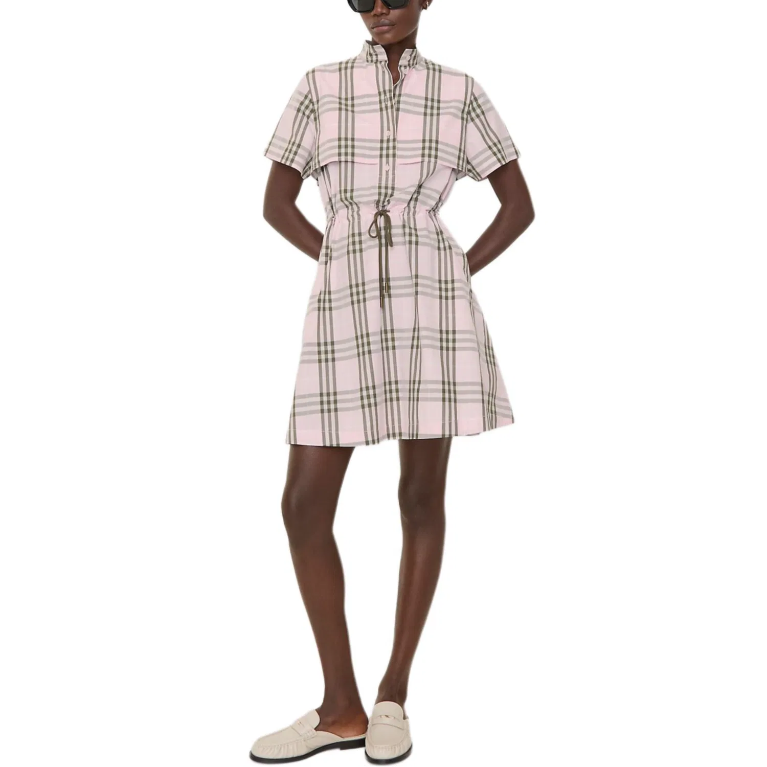 Платье Burberry Mallow Pink, женское, розовый — фото 3