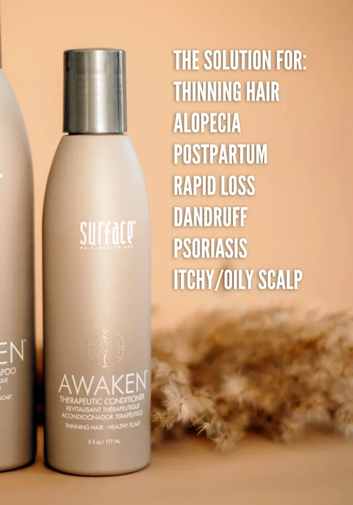Терапевтический кондиционер Surface Hair Awaken - натуральные ингредиенты для тонких волос и здоровья кожи головы. 59 мл (.) — фото 3
