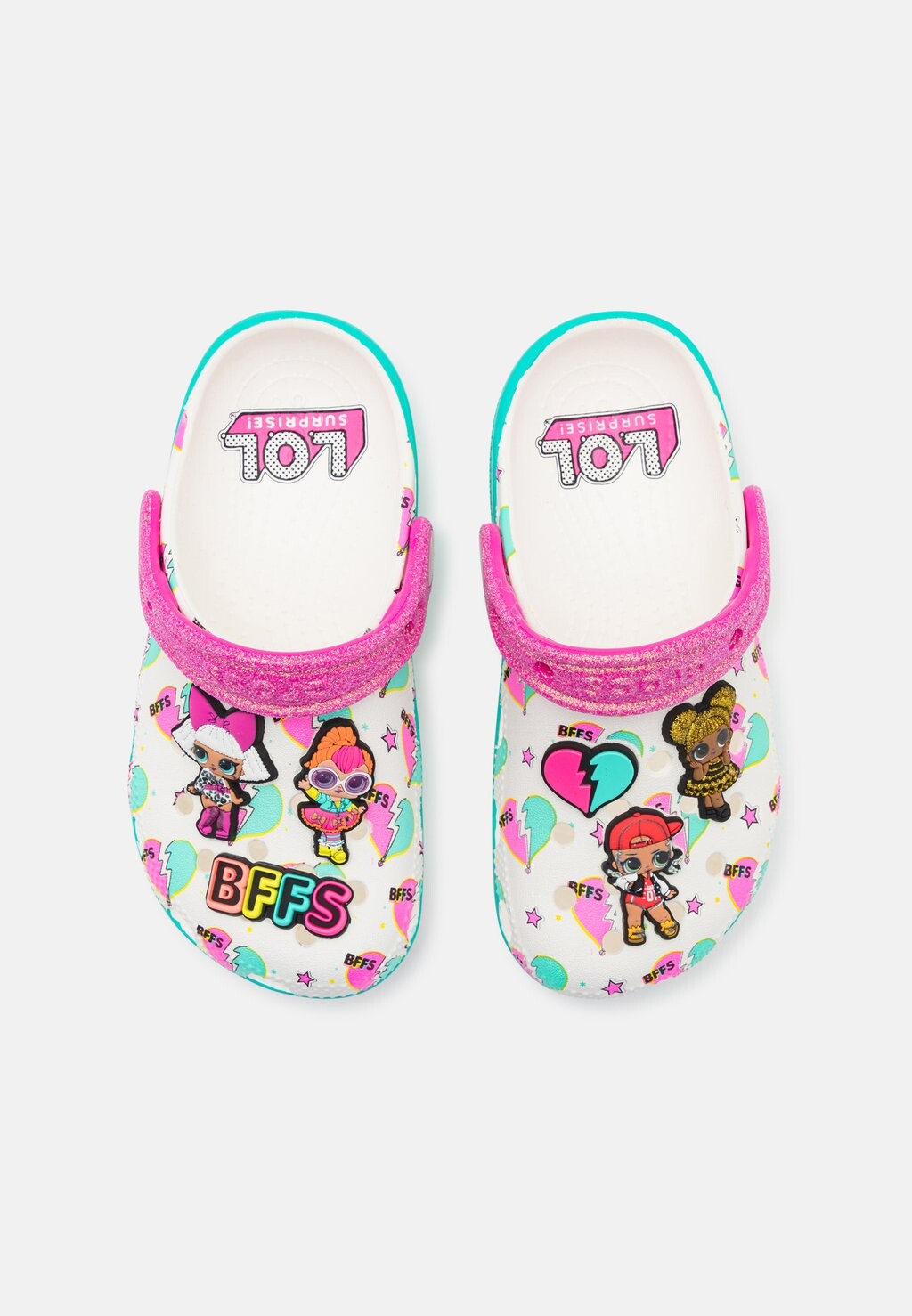 

Сандалии LOL SURPRISE BFF Crocs, цвет white