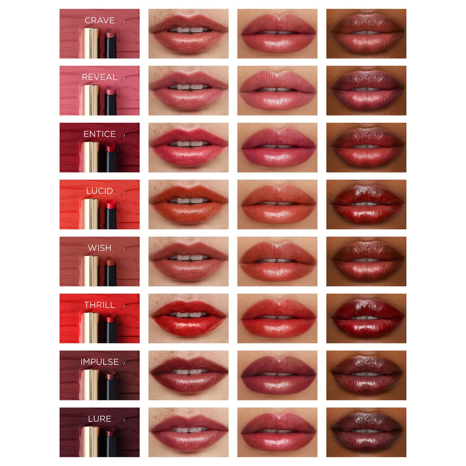 Блеск для губ phantom volumizing glossy balm Hourglass, impulse 130, вес 1.7 гр. — фото 3