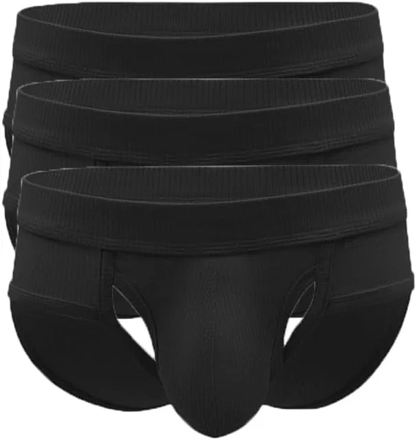 Боксеры дышащие хлопковые, Black-pc3